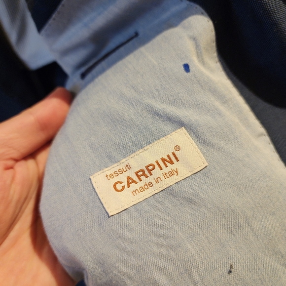 Jcrew Ludlow Navy Cotton Suit Jacket 40S - Picture 3 of 4